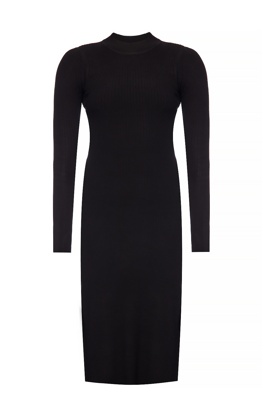 Black 'Nala' ribbed dress with slit AllSaints - Vitkac Canada